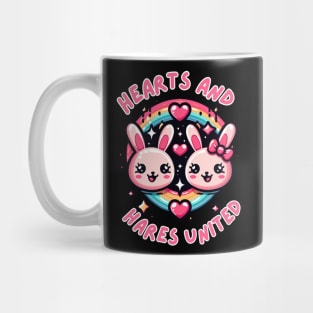 Hearts and Hares United Mug